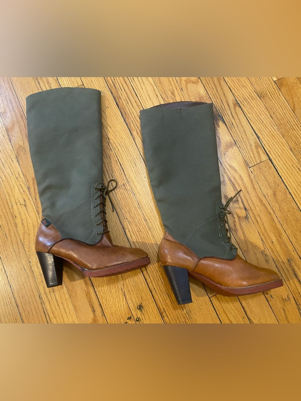 Vintage Bass: Olive, Regan boots